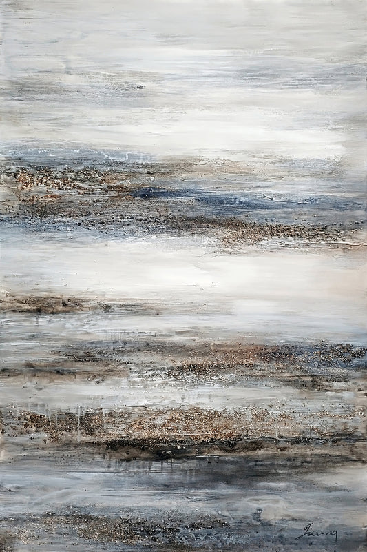 Ethereal Tide Harmony - Abstract Canvas Art